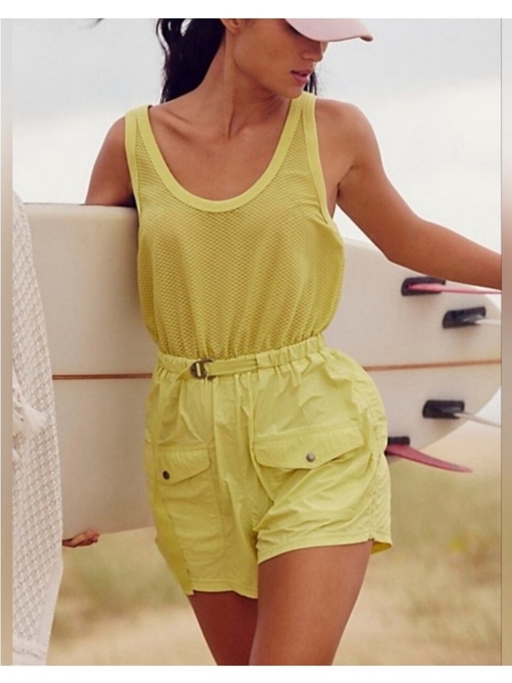 FP Movement by Free People Pacific Coast Hike Romper in Womens Medium